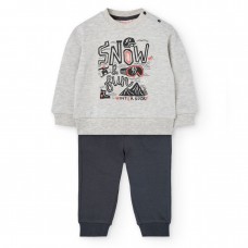 BOBOLI  σετ φόρμας παιδικό 312129-7359 γκρι